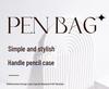 Dual-Layer High-Capacity Pencil Case - Stylish & Dirt-Resistant for High School Students