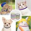 Adjustable Puppy ID Collars Set, 12/16pcs, Newborn Pet Identification Bands, Polyester Fiber, Hand Wash Only, Birth To 2 Weeks