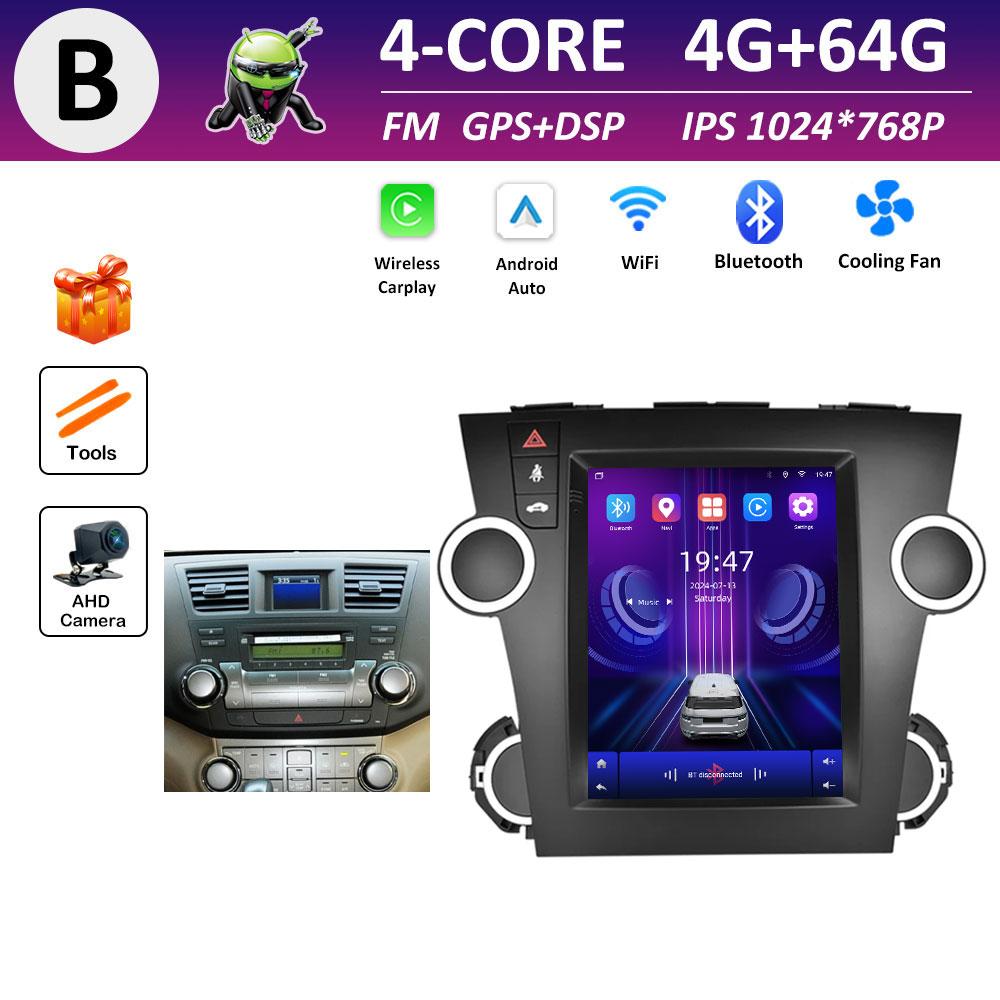 Android Intelligent System for Toyota Highlander 2009 2010 2011 2012 - 2014 GPS Navigation WIFI IPS Touch Screen Auto Tools WIFI