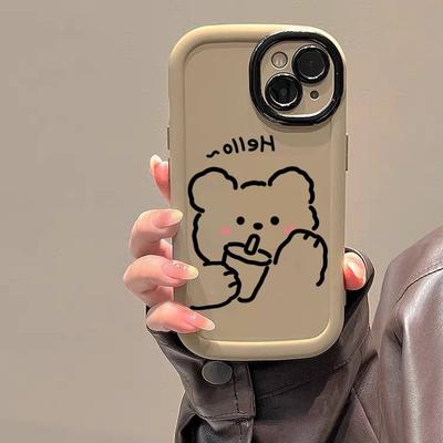 Anwendbar auf Apple 15 Handyhülle IPhone 14promax Damen Apple 13 Cartoon Bär Xr/16 Sturzsicher 12