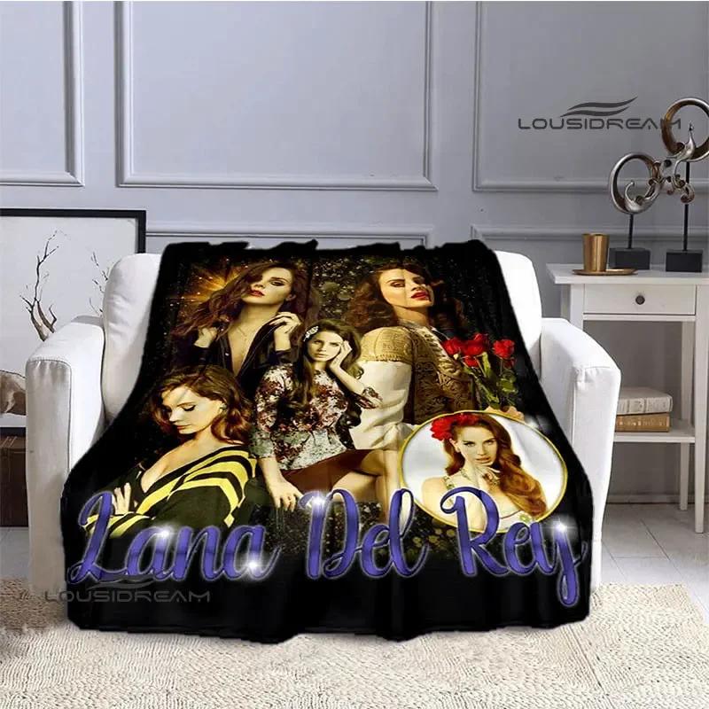 Lana Del Rey Coperta stampata sottile Morbida e confortevole Coperta per casa, viaggio, biancheria da letto regalo di compleanno