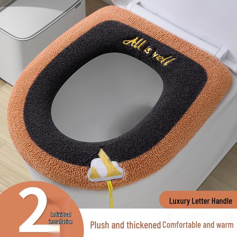 2025 Winter Plush Luxurious Toilet Seat Cushion