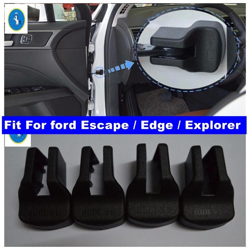 Inner Car Door Stop Rust Waterproof Protector Buckle Cover Fit For Ford Escape / Edge / Explorer Car Interior Accessories Parts