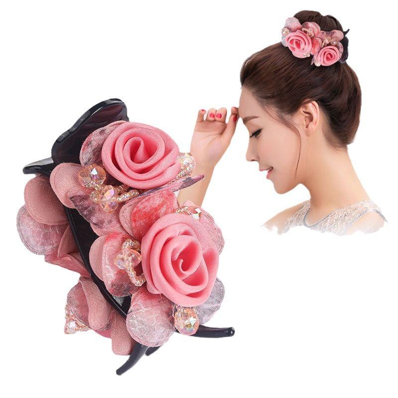 High-end Hårnål Hodeplagg Kvinners Høy Hestehale Klemme Bakhodet Hårklemme Temperament Hårnål