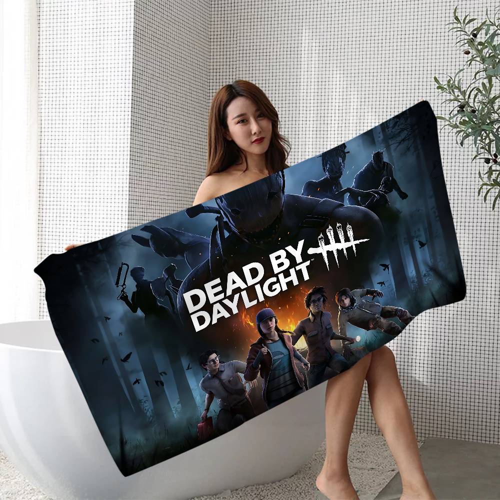 D-Dead B-By-Day Game Microfiber Blanket Quick Drying Beach Towels Oversized Printing Super Absorbent Pool Towel Blanket