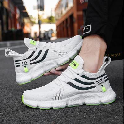 Men Casual Sport Shoes Breathable Lightweight Sneakers Outdoor Mesh Black Running Shoes Athletic Jogging Tenis Walking Shoes
