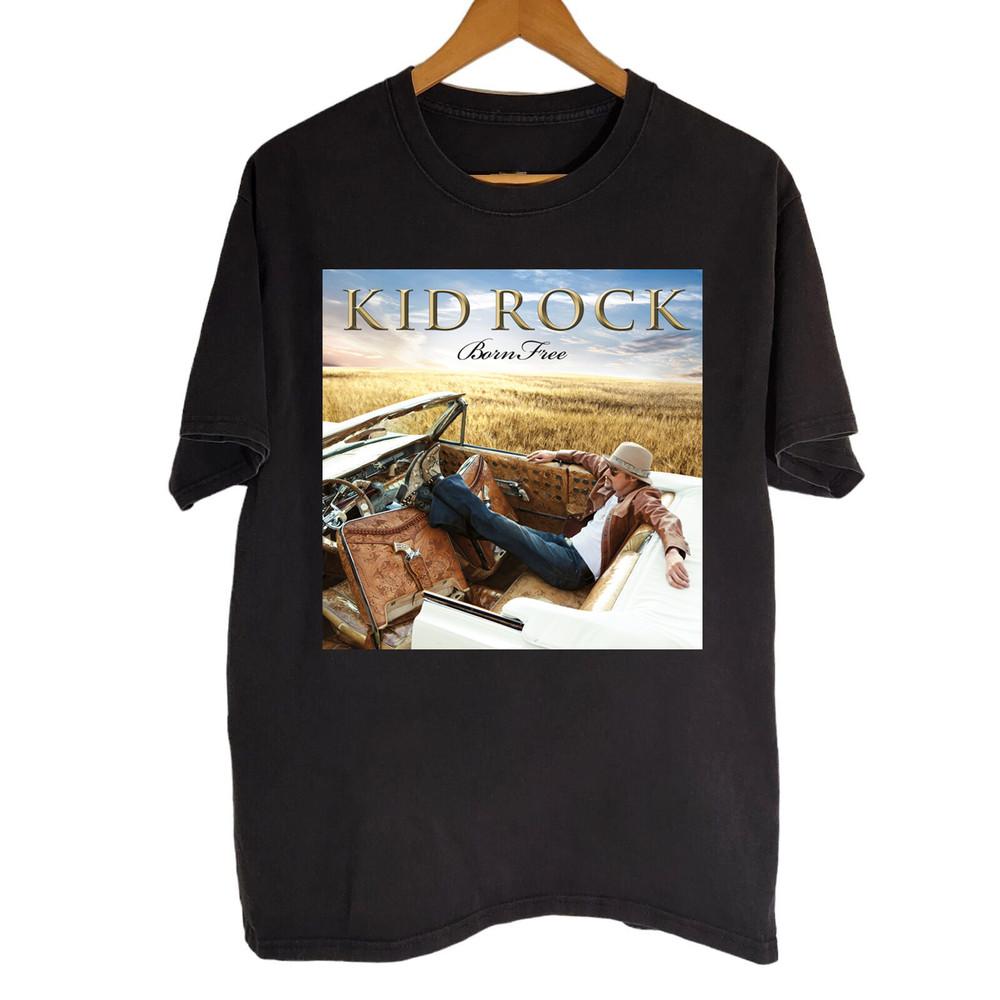 

Kid Rock - Born Free Alums Black T-shirt Full size S-5XL Unisex SN178 Unisex T-Shirt XXXXL