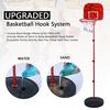 63-150cm Height Adjustable Basketball Stand System Hoop Backboard Net Kit for Children Basketball Toy