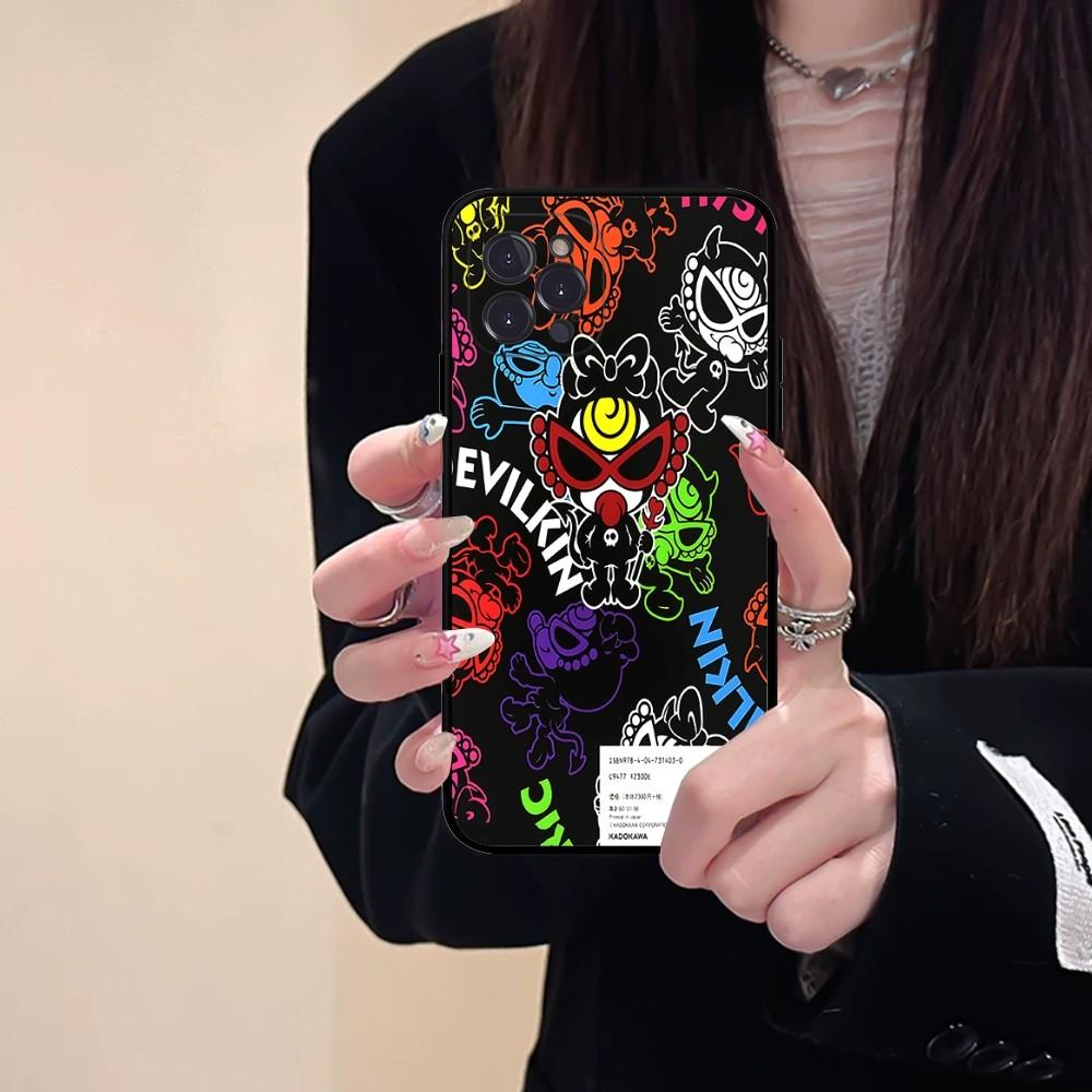 Japan Fashion Hysteric Mini Silicone Phone Case Silicone Soft For Iphone 15 14 13 12 11 Pro Mini XS MAX 8 7 6 Plus X XS XR Cover