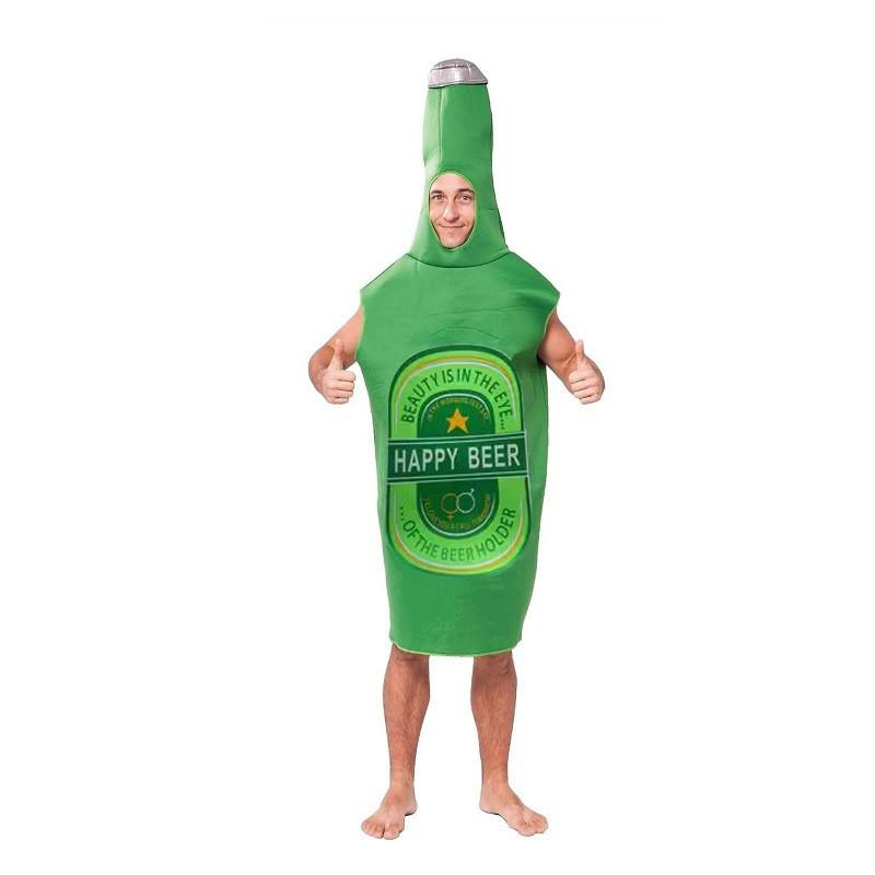 

Пиво Стильный Унисекс Бутылка Мультяшный Наряд Для Взрослых Развлечения Выступления И