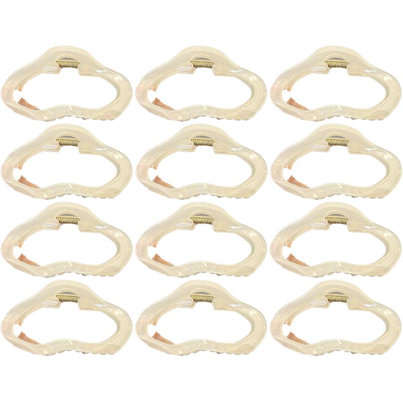 Elegant Clouds Leopard Print Hair Claws Clip Women Jelly Acrylic Hair Clamps Plastic Hairpins Barrettes Girls Hair Accessories