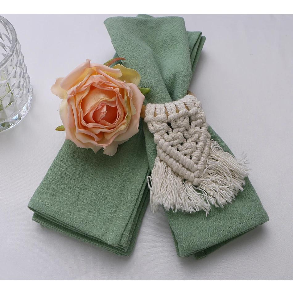 50PCS Cotton Cloth Napkins,40x40cm Durable
