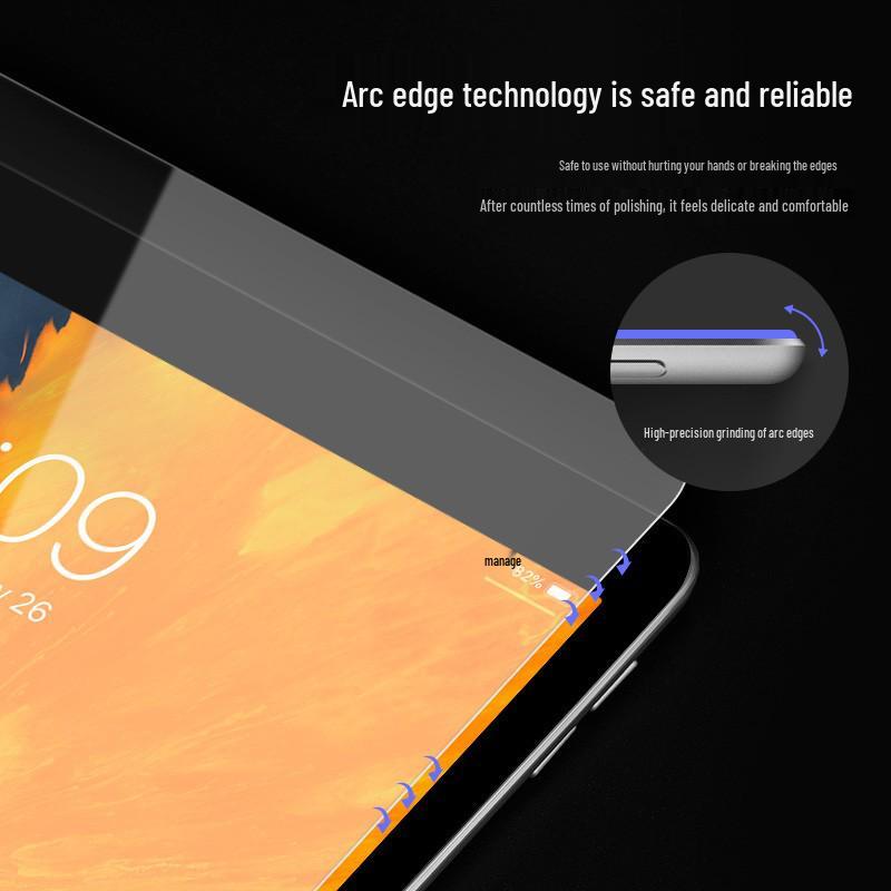 Tempered Glass Screen Protector for Apple iPad Air, Pro, and Mini - 11-inch & 10th Gen Models