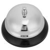 3 Stück Edelstahl Service-Glocke Lauter Klarer Ton Empfang Service-Glocke Hotel