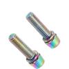 Steel Water Bottle Cage Bolts M5x23mm Colorful Water Bottle Cage Bolts for Fixing Handlebar Ends