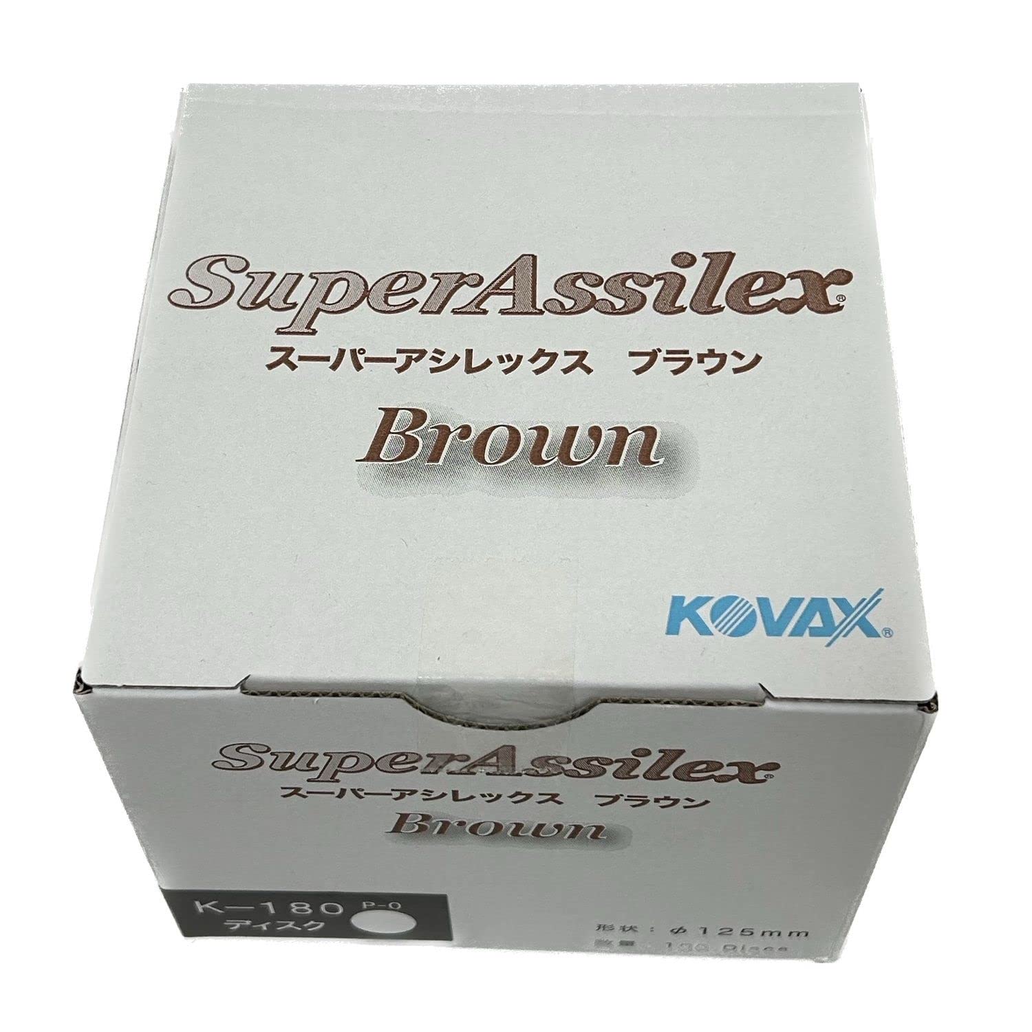 

Kovacs Super Assilex discs 7913 Brown Phi Co., Ltd. Disc/100 K-180 (125 P-0) коричневий