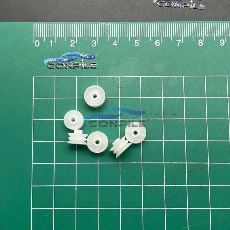 6pcs gear 9x2x6.5mm double-layer motor pulley waterproof for cassette deck audio pressure recorder player