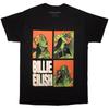 Men's Billie Eilish 3 Photo Logo T-shirt Large Black