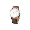 Casio DRESS Fashion Trend Simple Retro Quartz Movement Leather Strap Japanese and Korean Watch Men's Watch White Dial MTH-1060L-7APF