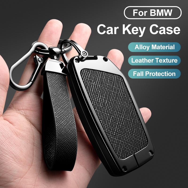 Zinc Alloy Car Key Case Cover For Bmw X1 U11 X7 G07 Xm G09 I7 7 Series G70 Lci Ix I20 U06 G81 M3 Protector Accessaries