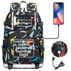 Customized Print DIY Your Like Photo or Logo Boy Girls Kids Book Bag Women USB Laptop Backpack Canvas Men Bagpack Big Travel Bag