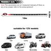 6PCS LED Strip Underbody Light, 12V 1Ft Flexible Auto Light Strip, Waterproof Car Underglow Strip, High Brightness Car Interior & Exterior Decoration