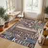 Strawberry Theme Soft Crystal Velvet Rug Custom Name & Text Print Non Slip Floor Rug for Bedroom Living Room