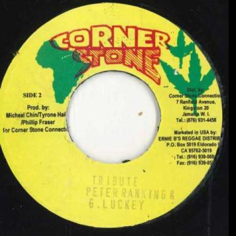 

7inch Record PETER RANKING G. LUCKEY Tribute To Sam Cook Version none Corner Stone 1982 Jamaica Reggae Ska Dub