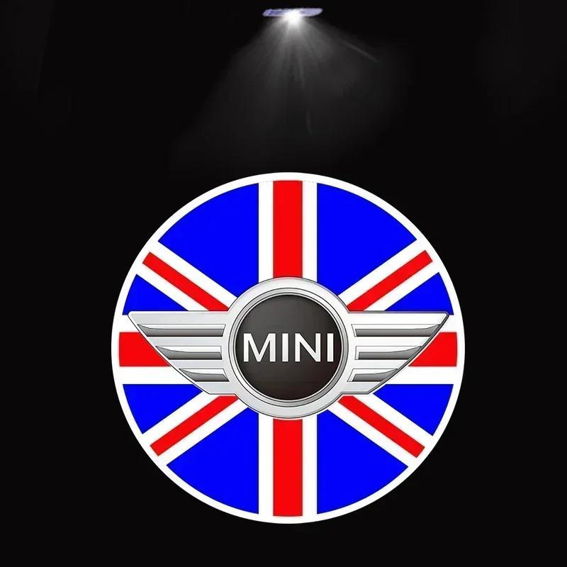 2 Stück Für BMW MINI Cooper One S JCW R56 R55 R53 F55 F56 R57 R60 Auto Tür Willkommensleuchten HD LED Laser Projektorleuchten Zubehör