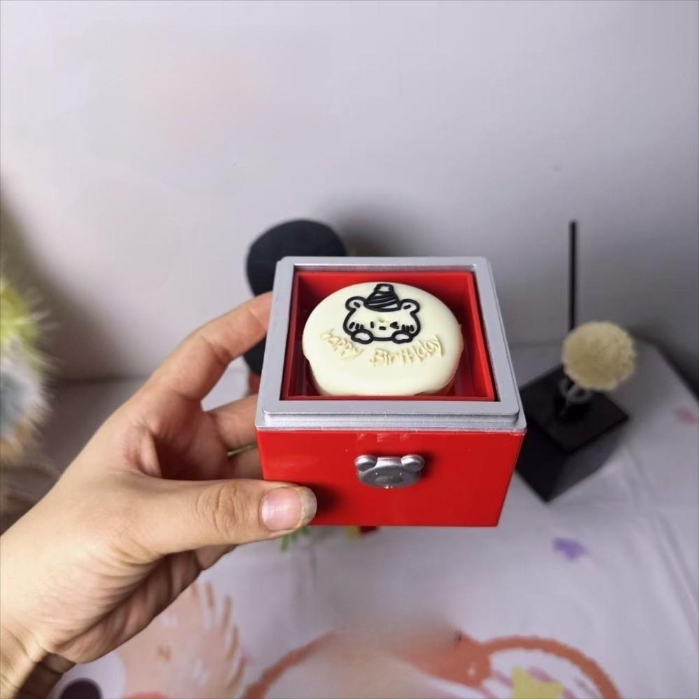 Valentýnský medvídek otočná prstýnková krabička úložná krabička dárková krabička k narozeninám pro milovanou osobu