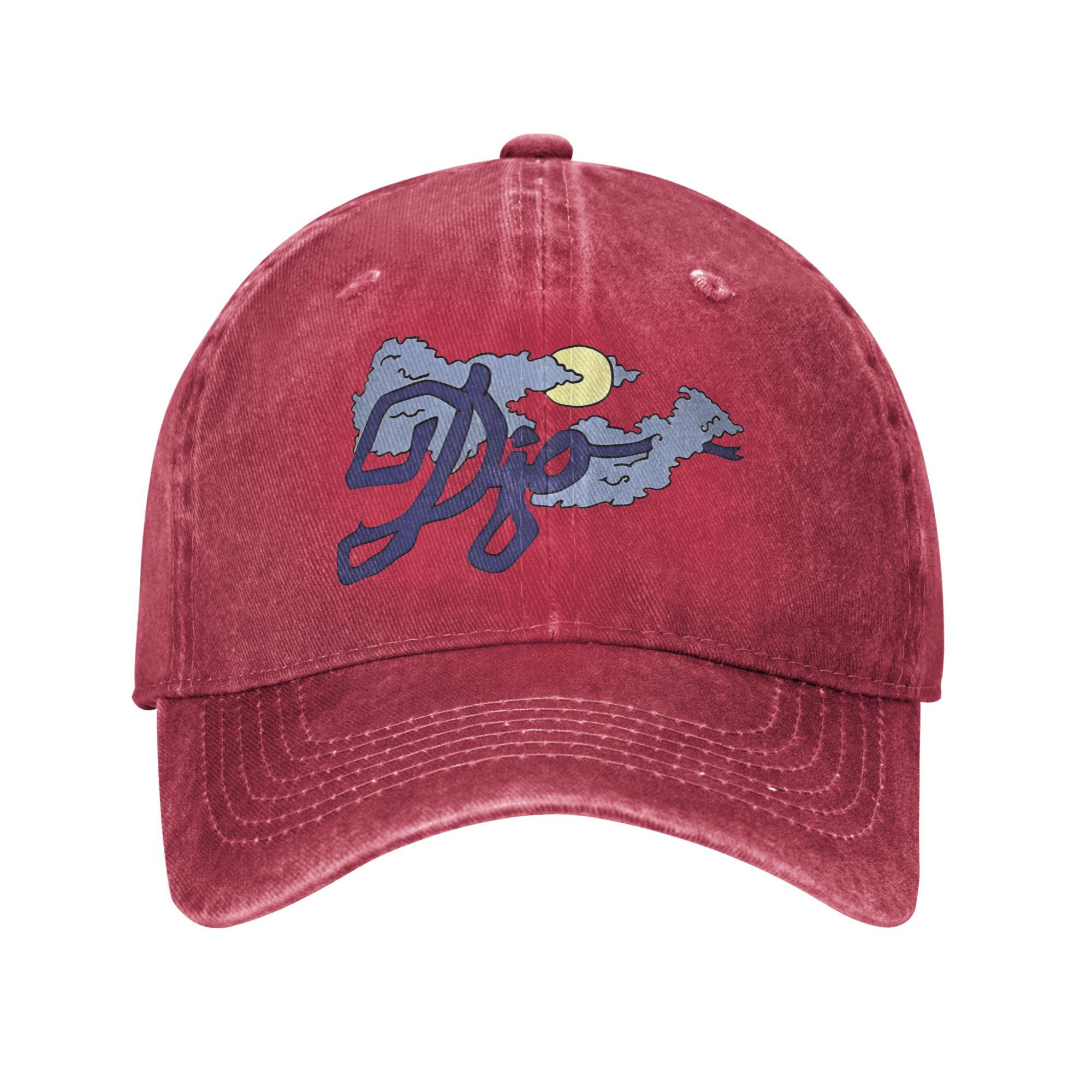

djo Sun Baseball Cap y2k Funny Unisex Unisex Washed Hip Hop Hats Breathable Print Hiking Fishing Baseball Caps Gift One Size