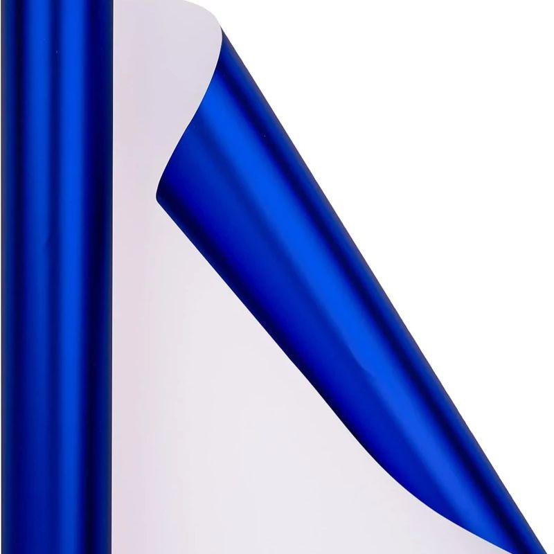 Matte Blue Metallic Vinyl Wrapping Film Roll Adhesive Decal Automotive Car Wrap Foil 20cm x 152cm синий