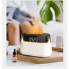 Clock flame aromatherapy machine usb home atmosphere light bedroom alarm clock automatic aromatherapy machine silent air humidifier