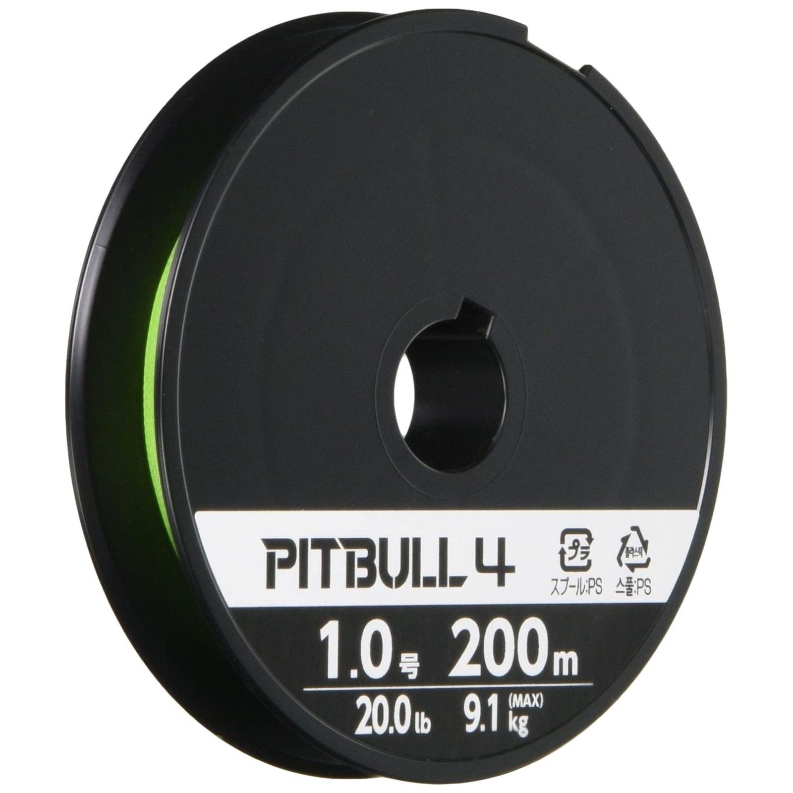 Used New SHIMANO PE Line Pitbull 4-braid 200m No. 0.5 Lime Green 10.3lb PL-M64R