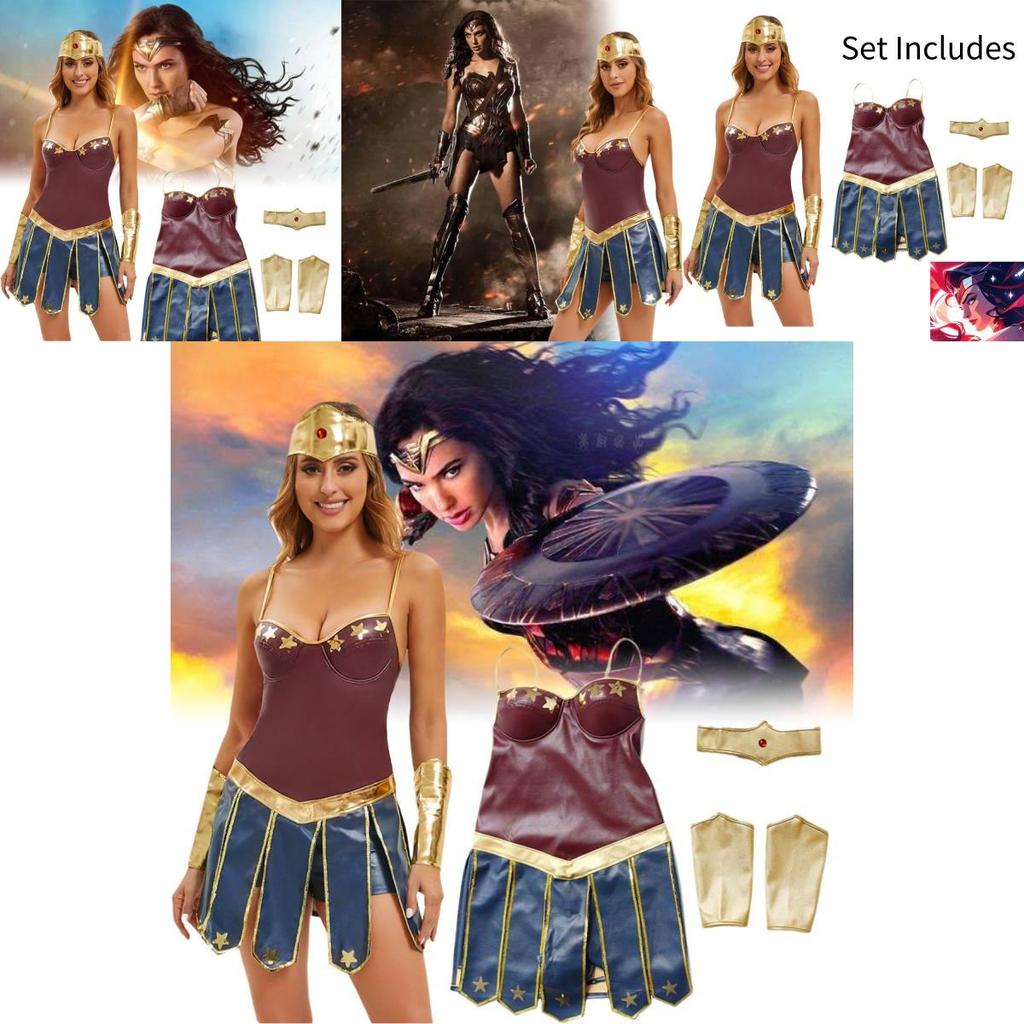 Stunning 2024 Wonder Woman Costume Greek Goddess Roleplay Outfit For Women