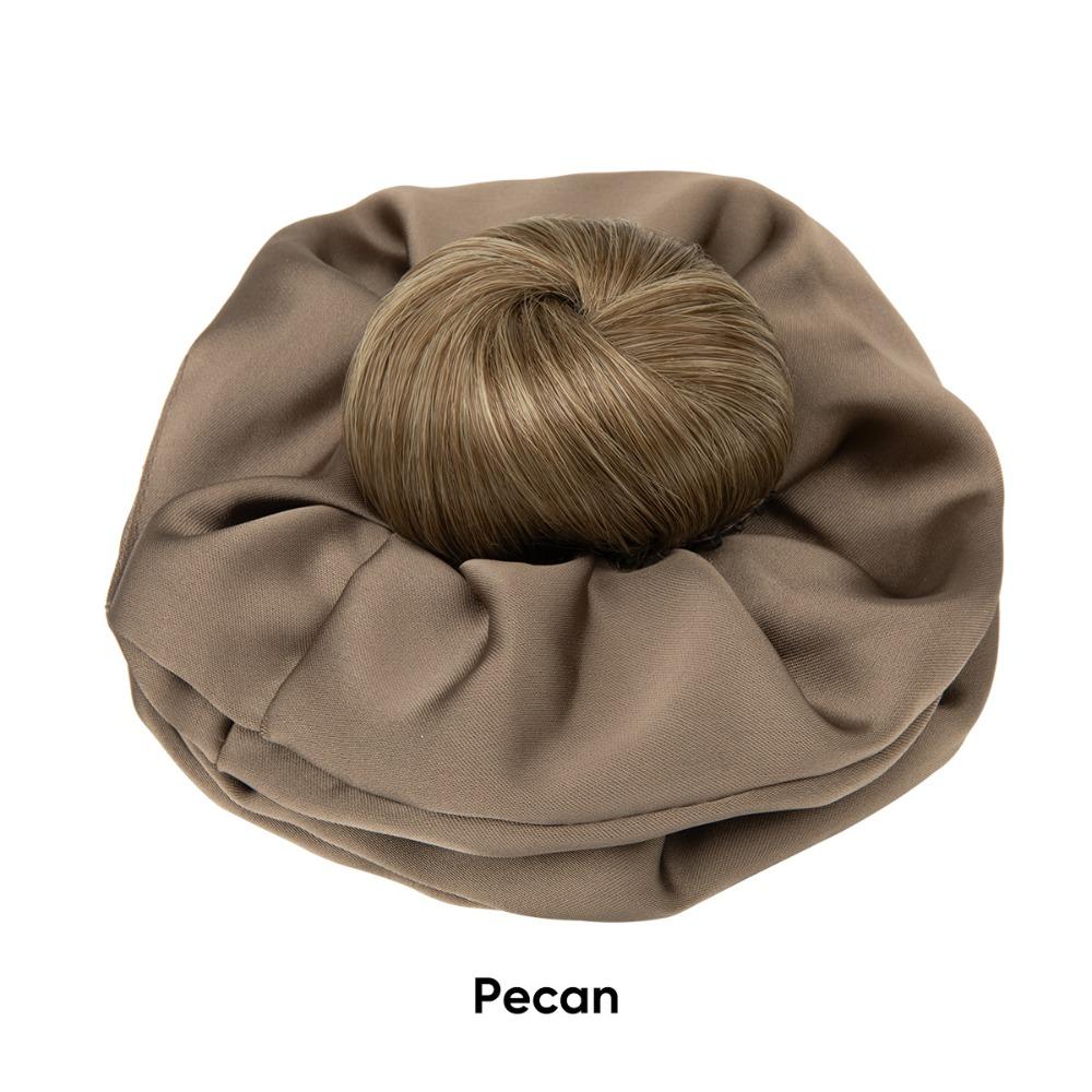 Elegant Influencer-style Hair Tie Synthetic Natural-looking Artificial Flower Bun  for Daily Use