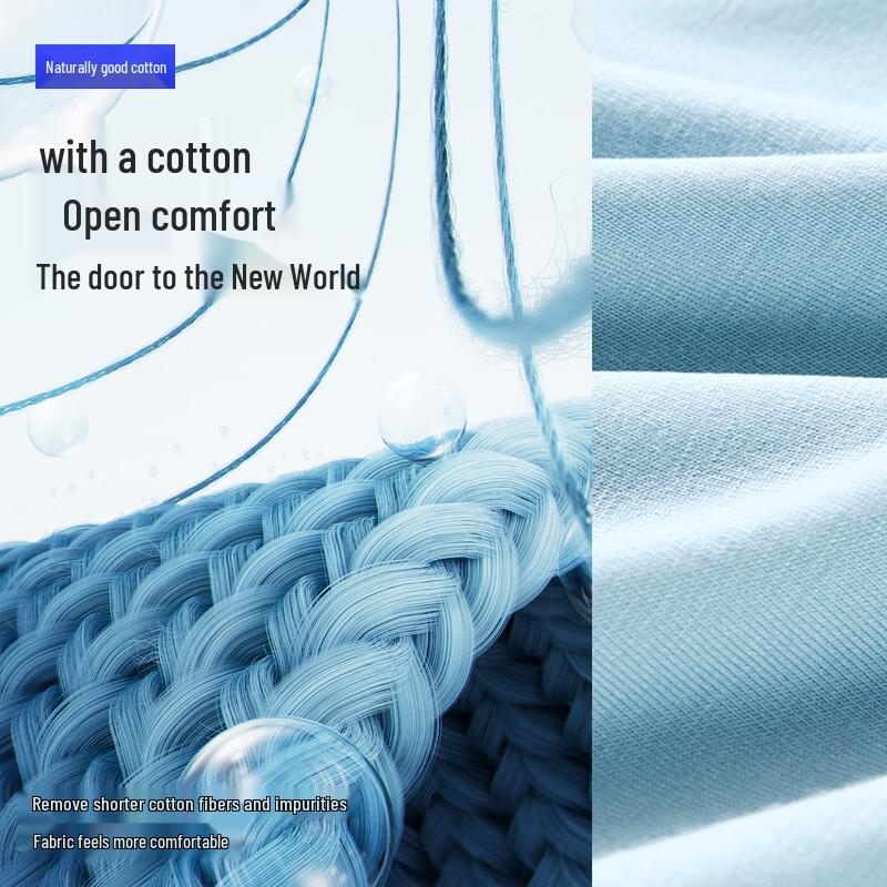 Hodo Men's 7A Antibacterial Pure Cotton Boxer Briefs 3-Pack