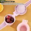 Easy to Grip Manual Lemon Squeezer Deep Cup Design Lemon Juicer Hand Wheat Straw Orange Juicer