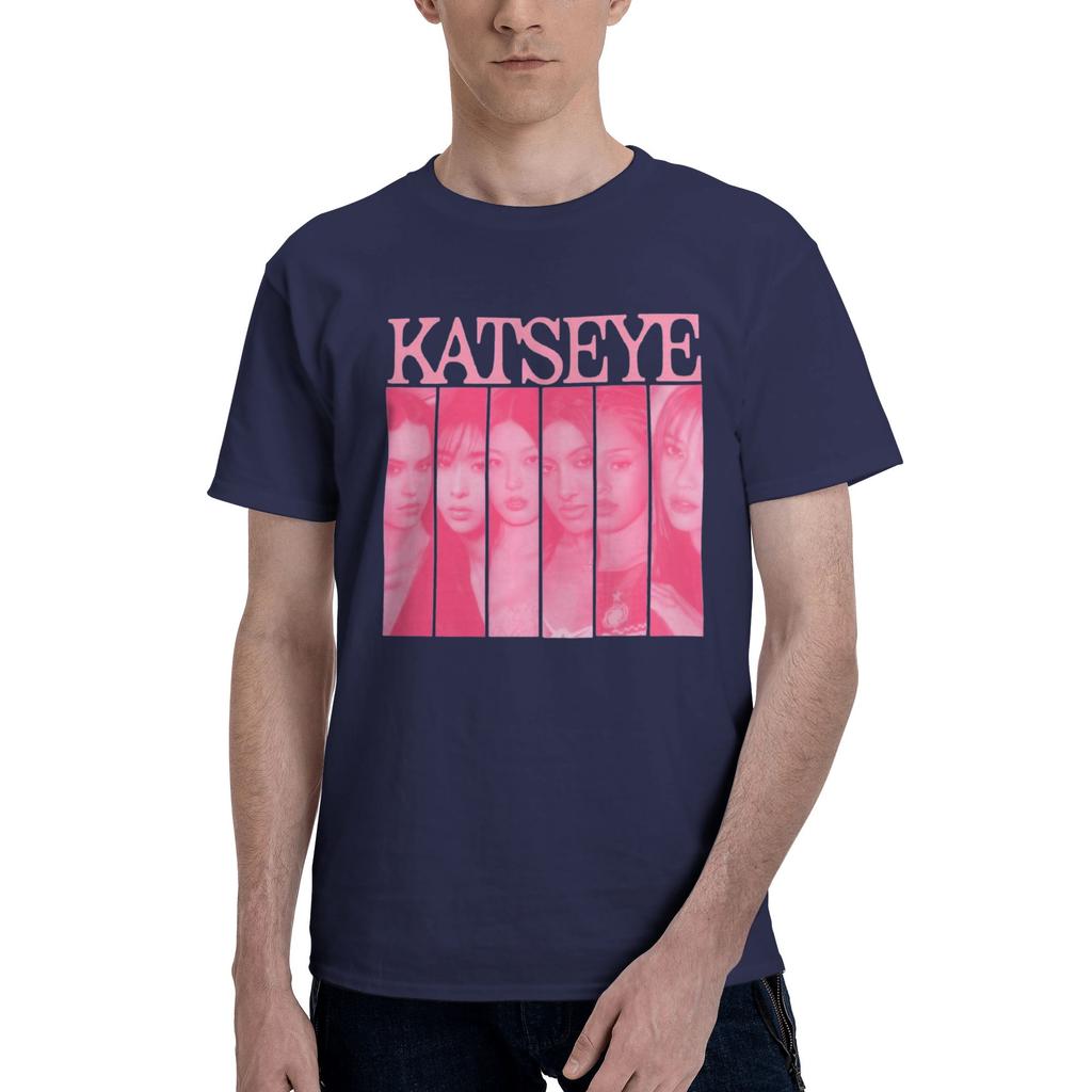 Custom Kkatseyes For Unisex 100 Cotton Tshirt Leisure Tee Short Sleeve Girl Group Tshirts Loose Fit