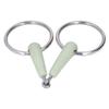 130mm Horse Mouth Snaffle with Chain Stainless Steel Horse Bit for Equestrian Training Equipment