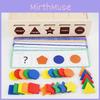 Wooden Shape Color Sorting Toy Box For Kid Educational Learning And Hand Eye Coordination