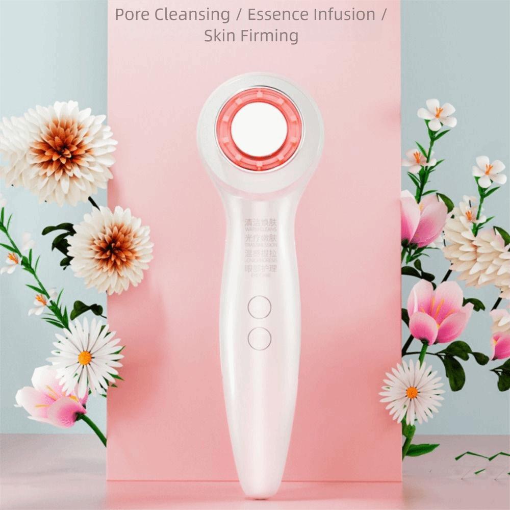 LED Facial Massager 2 in 1 Facial Lifting Massager Portable Face Beauty Device Skin Smoothing