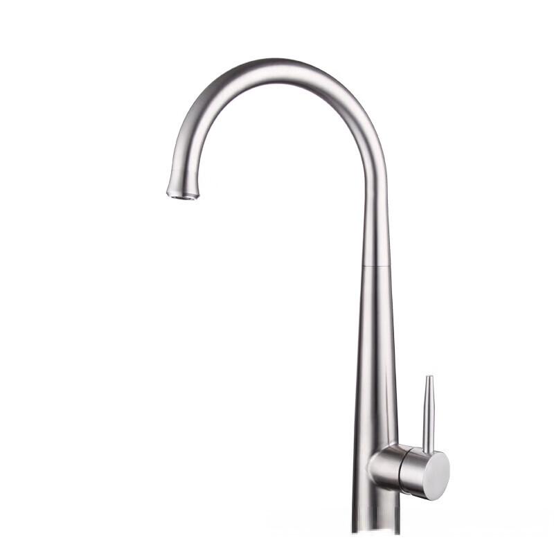 TLXT Stainless Steel Kitchen Faucet with Swivel Spout