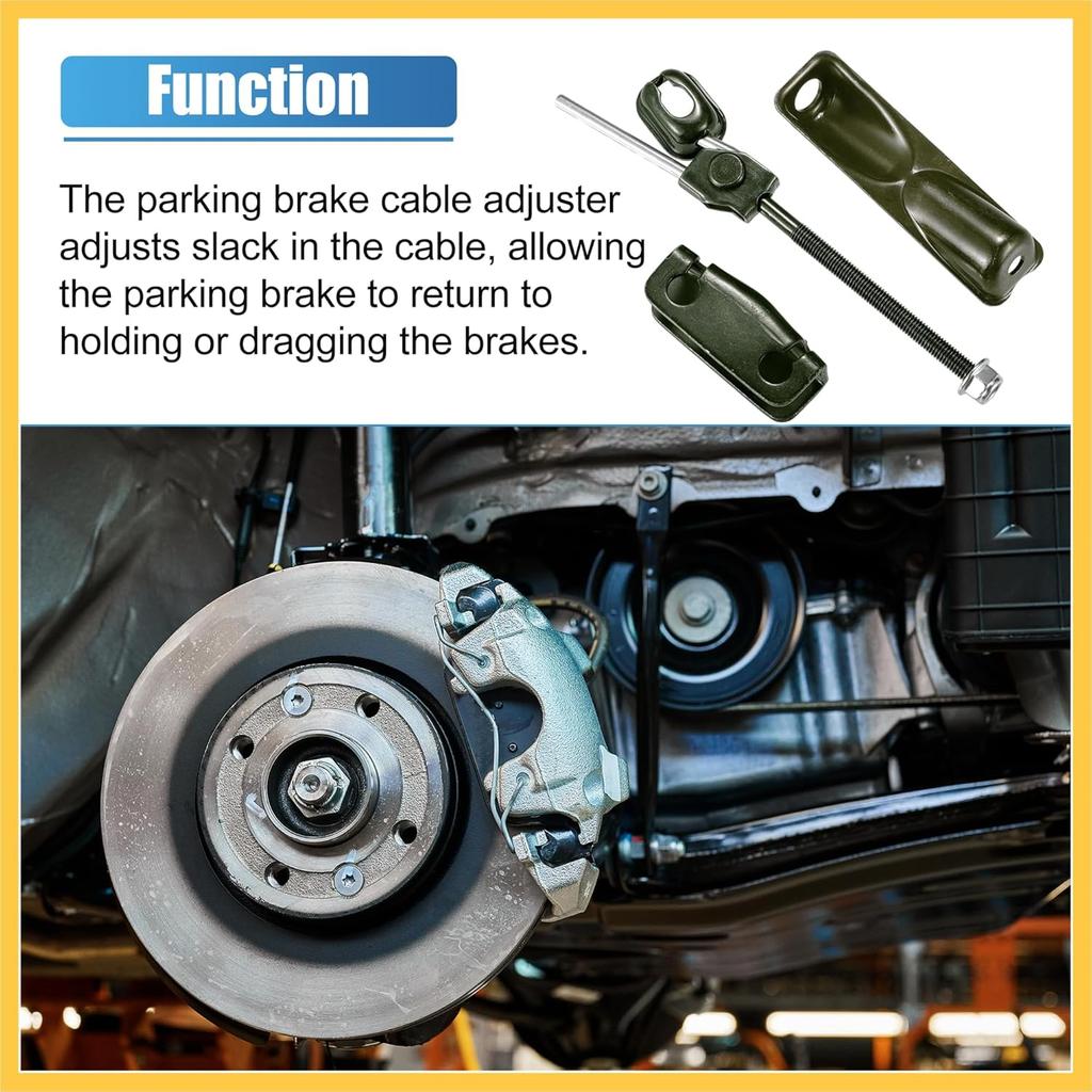 1 Set Parking Brake Cable Adjuster for Ram 1500 2500 3500 for Jeep Grand Cherokee Wrangler for Dodge for Ram 1500 2500 3500 No.52008437AC/52009527