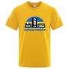 Summer Men's T-shirt Never Forget Sarcastic Graphic Music Funny Printed 100%  T-Shirt Loose Male Top Casual Short Sleeve