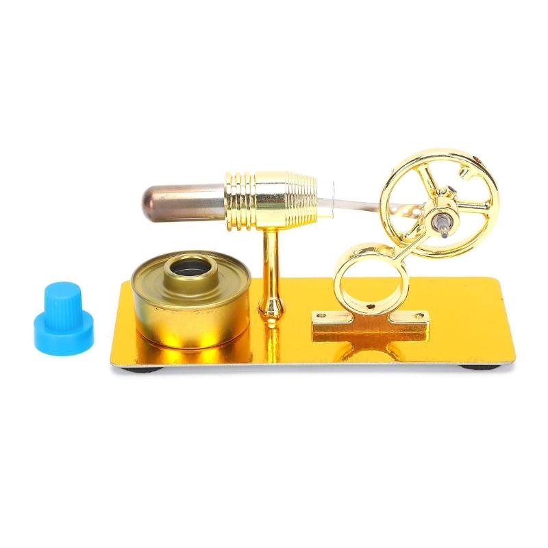 

Hot Air Stirling Engine Motor Model Fluid Dynamic Physics Experimental Model Educational Science Toys 1