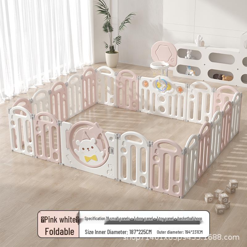 Indoor Safety Playpen & Crawling Mat for Babies: Anti-Fall Playground & Learning Fence