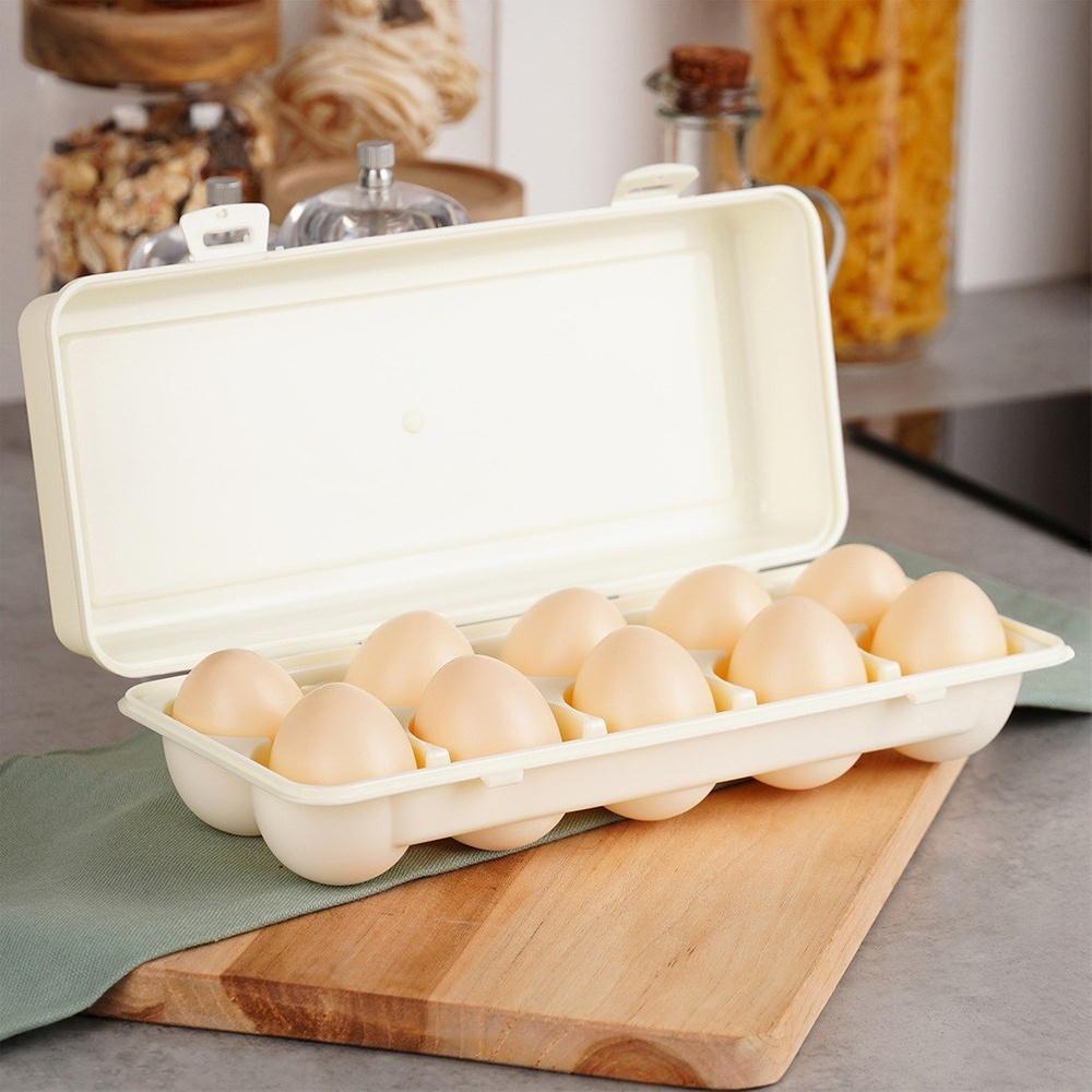 Egg Organizer Kitchen Storage Box for 10 Eggs