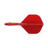 CUESOUL ROST 77 Integrated Flight Standard Shape 3 Pcs Red Flight Yellow Logo CS-77-XB4S-S
