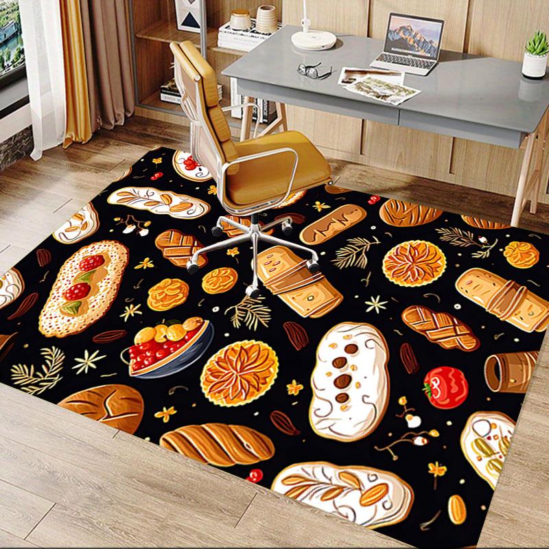 1PC Bread Pastry Anti-slip Carpet, Suitable for Office, Bedroomand Playrooms. It Can Also Be Used As a Sofa Footrest cover-R98